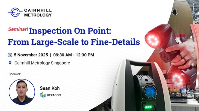 Join our seminar and explore Hexagon's Leica Laser Tracker ATS800 and handheld 3D Scanner MARVELSCAN.